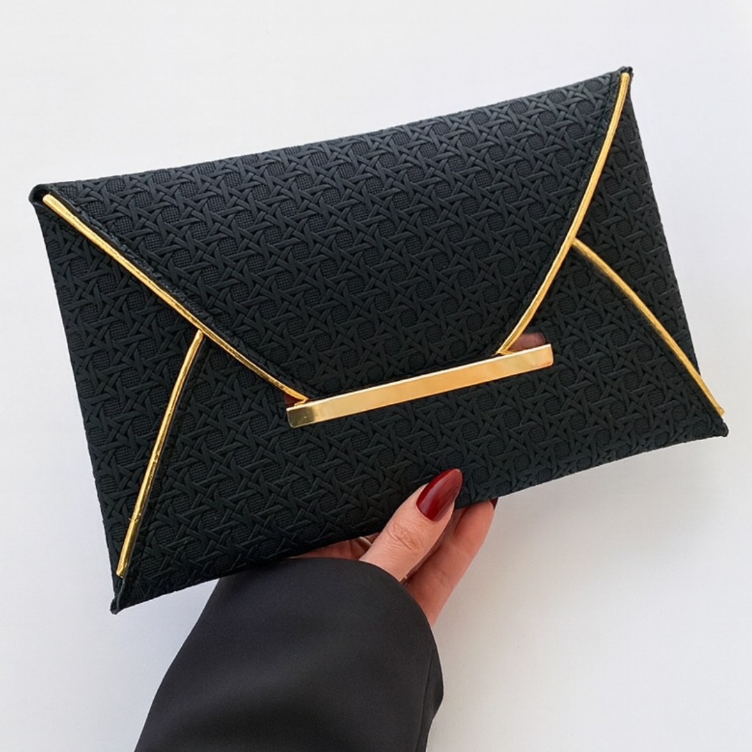 The Golden Envelope Clutch Bag
