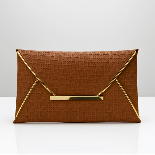 The Golden Envelope Clutch Bag