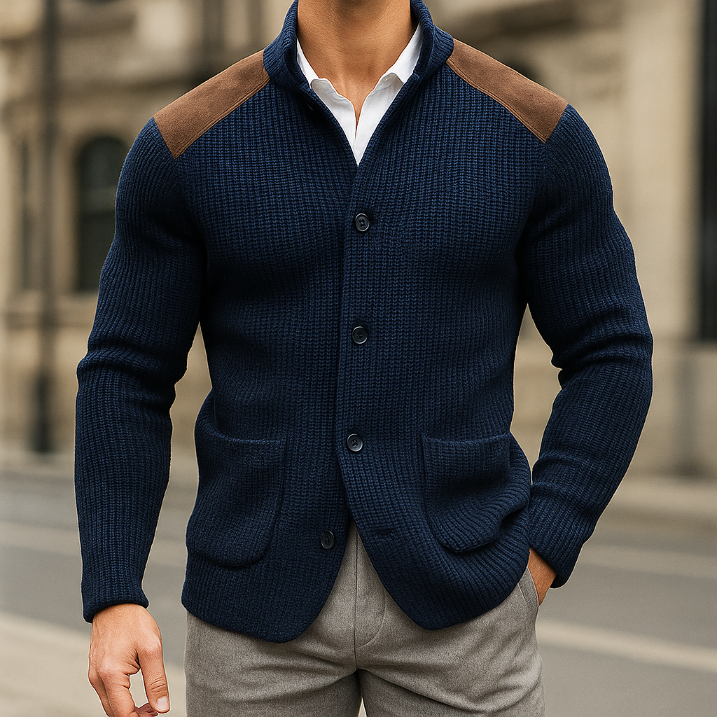 Harlan Textured Knit Blazer