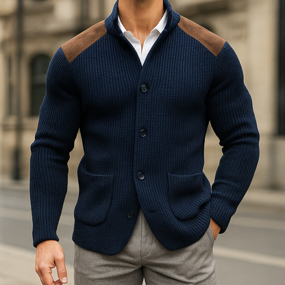 Harlan Textured Knit Blazer