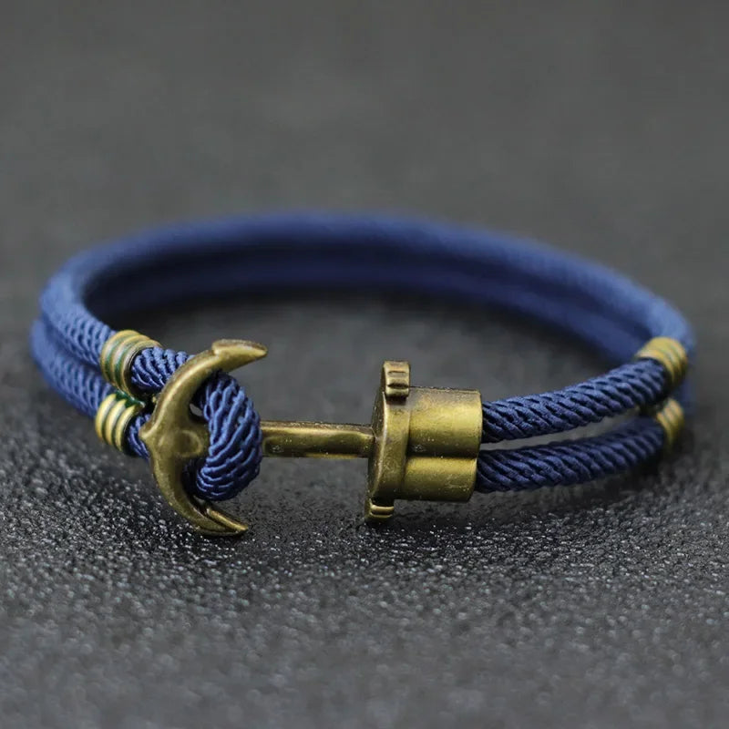 Voyager Anchor Rope Bracelet