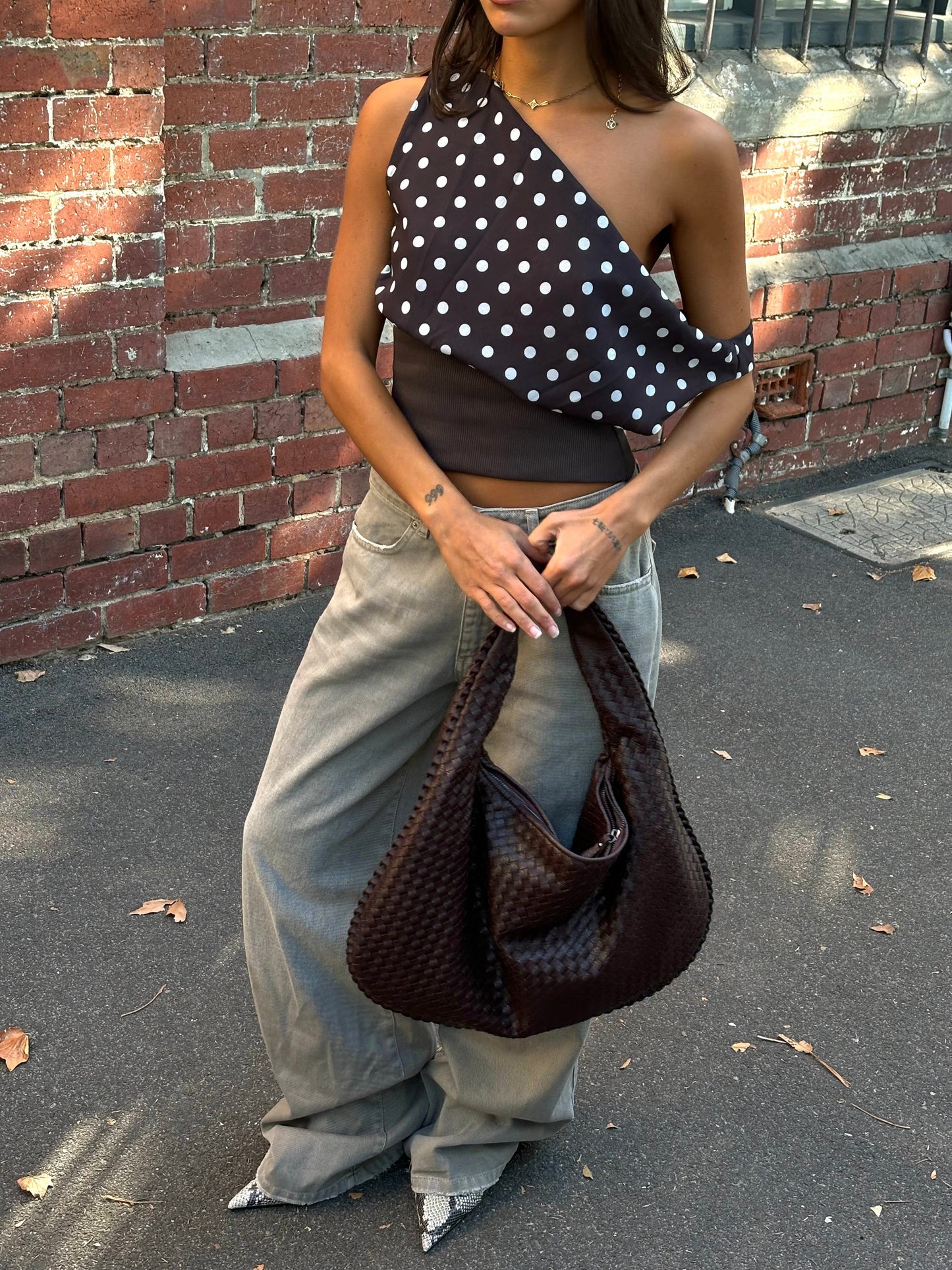 Selene Polka Dotted Top