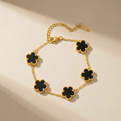 Aurora Shine Clover Charm Bracelet