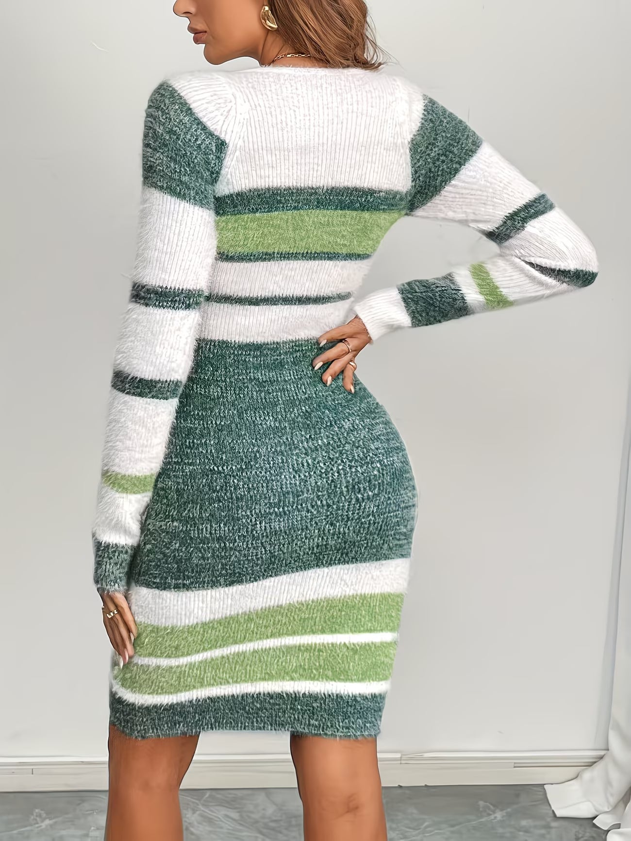 Lunelle Ribbed Knit Dress