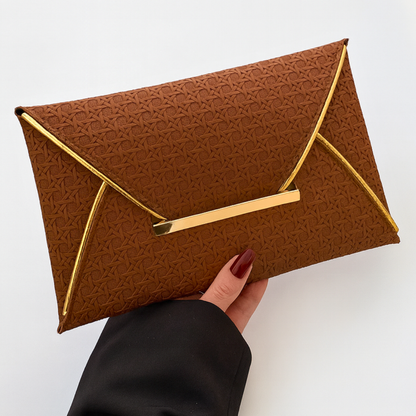 The Golden Envelope Clutch Bag