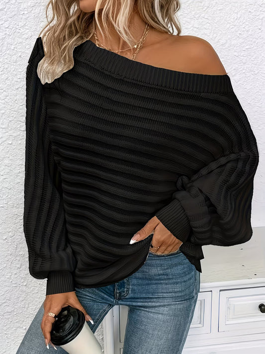 Elvara Off Shoulder Knit