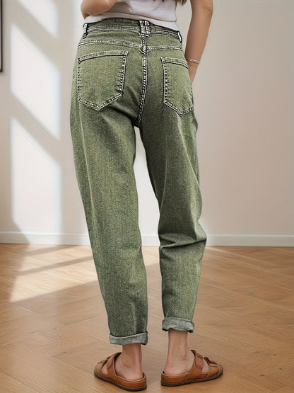 Aurelo High Waist Utility Jeans