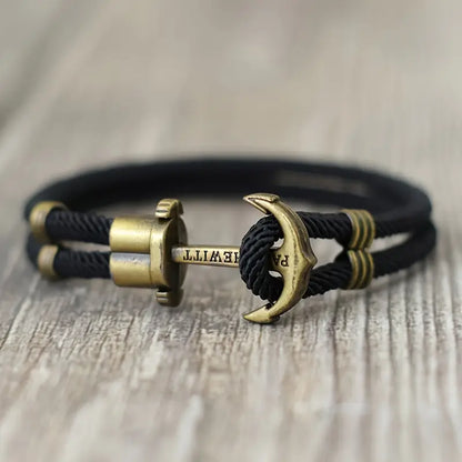 Voyager Anchor Rope Bracelet