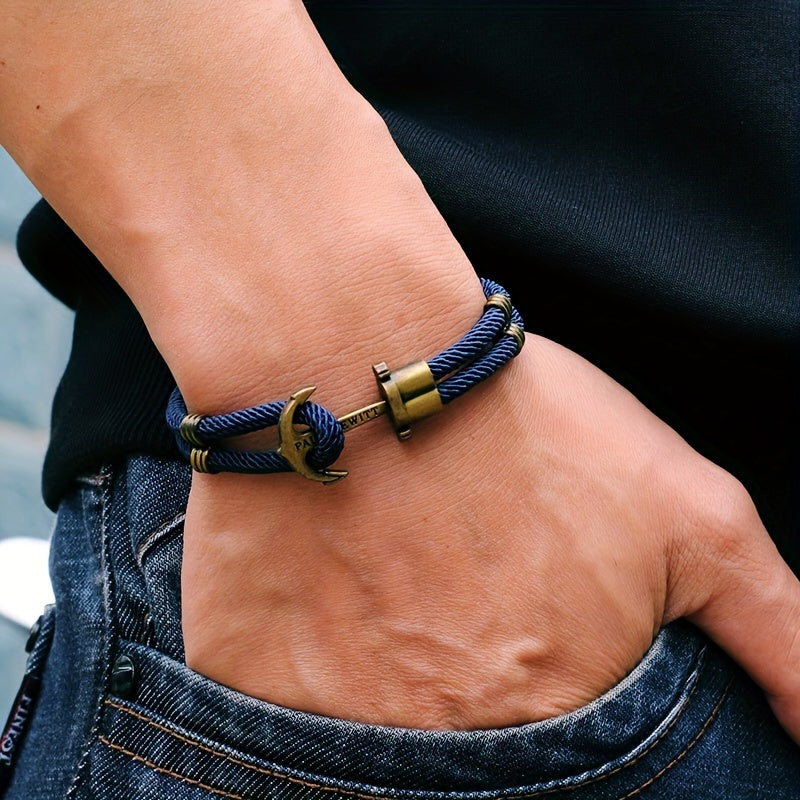 Voyager Anchor Rope Bracelet